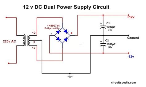 dual 12v power schematic wiring diagram 